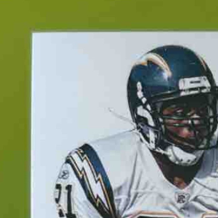 2017 Flawless LaDainian Tomlinson 1st Prospect Round Gems /25 Auto Chargers - Sports Cards