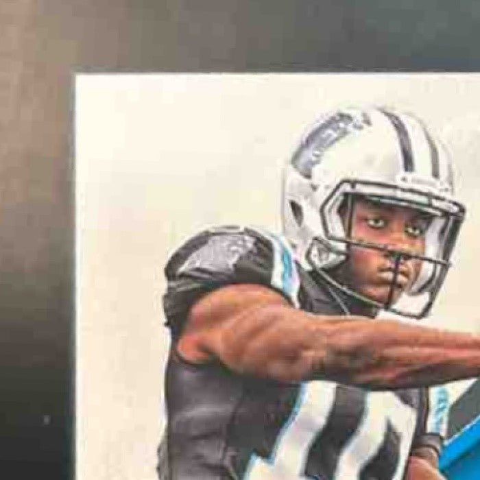 2017 Immaculate Collection Curtis Samuel Rookie Eye Black Auto /84 RC Panthers - Sports Cards