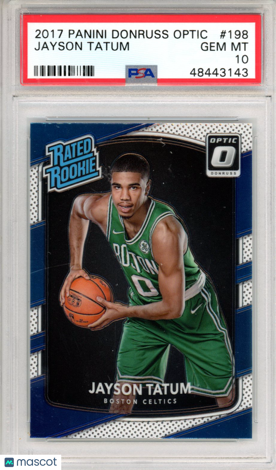 2017 Panini Donruss Optic Jayson Tatum #198 PSA 10 - Graded Sports Cards