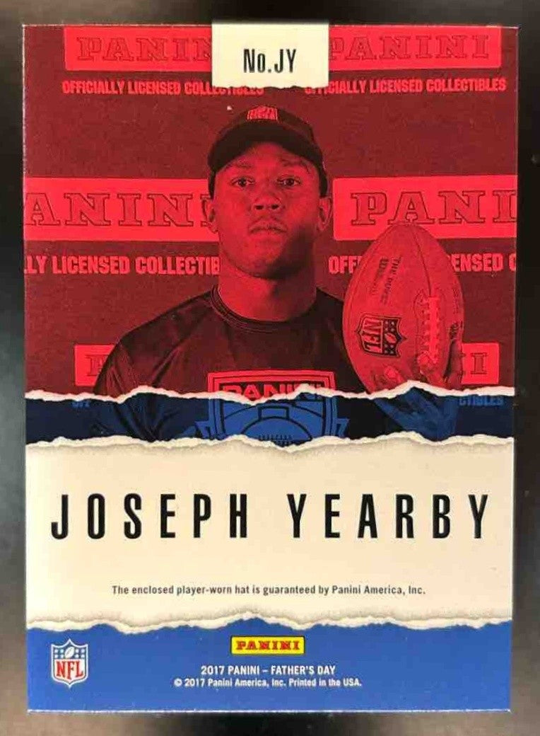 2017 Panini Father’s Day Joseph Yearby Rookie Debut Patch /25 - Sports Cards