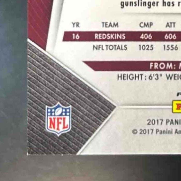 2017 Panini Prizm Kirk Cousins Green Scope 1/99 #4 Washington Redskins - Sports Cards
