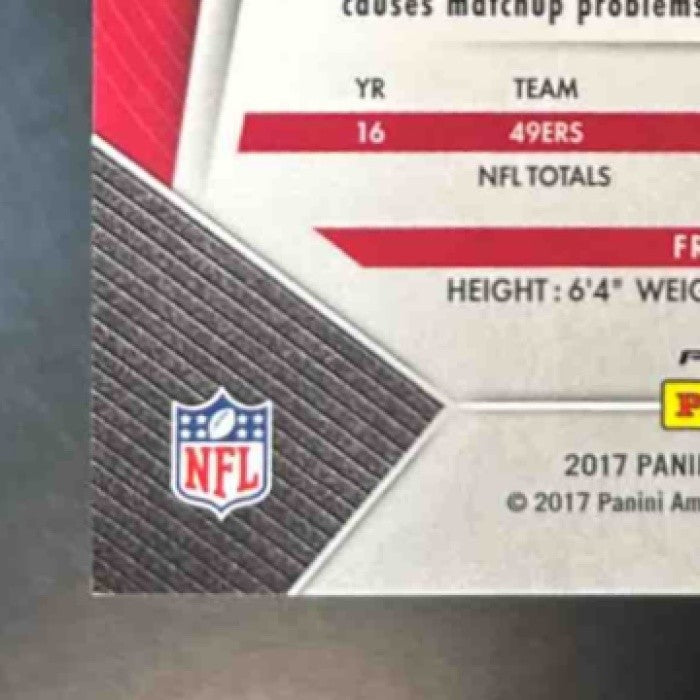 2017 Panini Prizm Vance McDonald Red Power 20/49 #36 San Francisco 49ers - Sports Cards