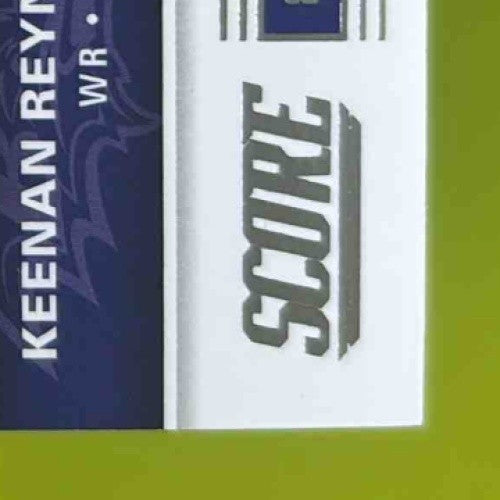 2017 Panini Score Keenan Reynolds Franchise Fabric #22 Baltimore Ravens - Sports Cards