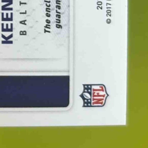 2017 Panini Score Keenan Reynolds Franchise Fabric #22 Baltimore Ravens - Sports Cards