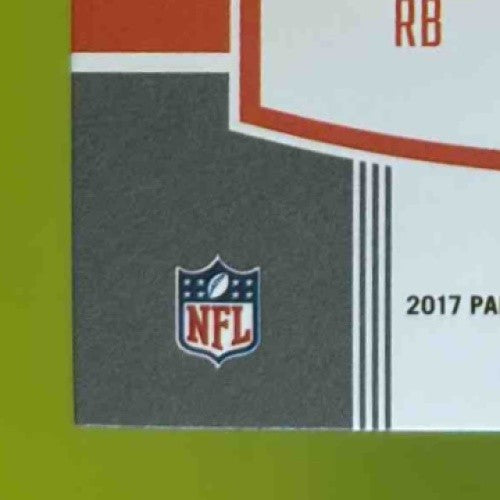 2017 Plates & Patches Jordan Howard Mitchell Trubisky Double Coverage Green 4/10 - Sports Cards