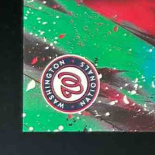 2017 Topps Fire Bryce Harper Green 74/199 #76 Washington Nationals - Sports Cards