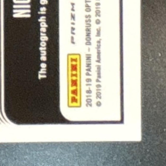 2018-19 Donruss Optic Nick Van Exel Signature Series Purple Auto Lakers - Sports Cards