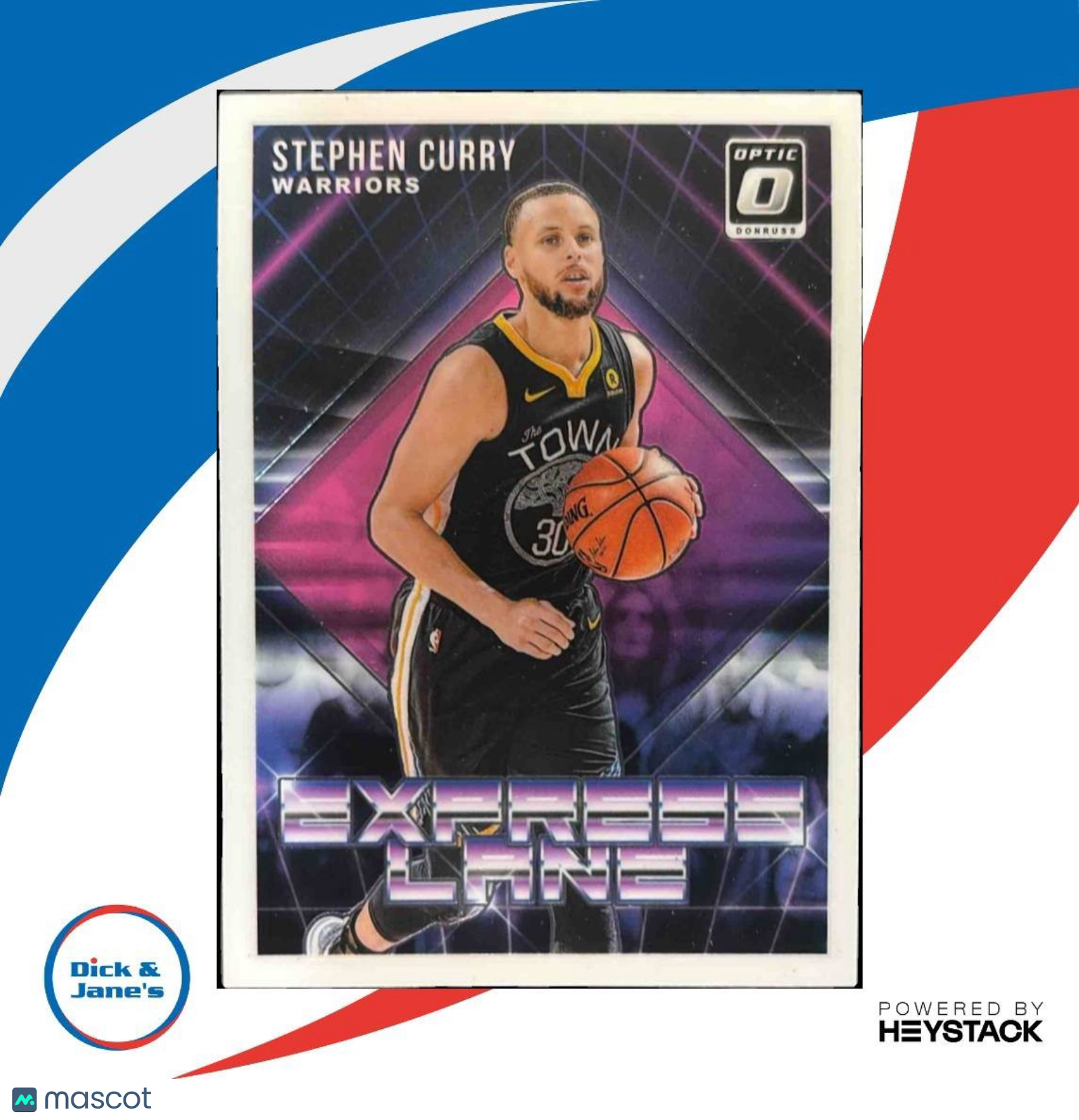 2018-19 Donruss Optic Stephen Curry Express Lane #18 Golden State Warriors - Sports Cards