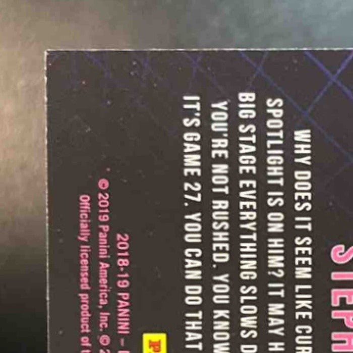 2018-19 Donruss Optic Stephen Curry Express Lane #18 Golden State Warriors - Sports Cards