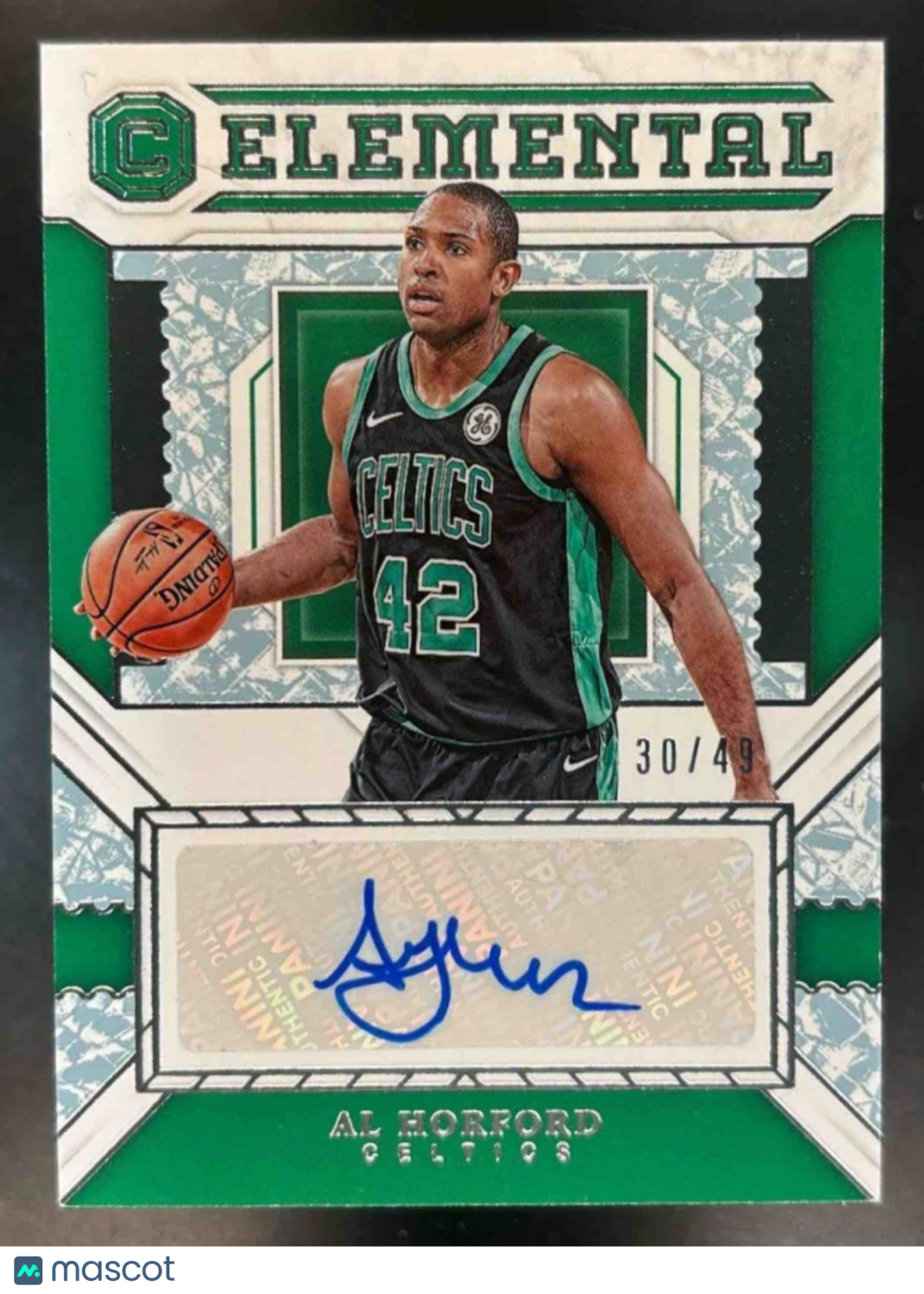 2018-19 Panini Cornerstones Al Horford Elemental Signatures /49 Auto Celtics - Sports Cards