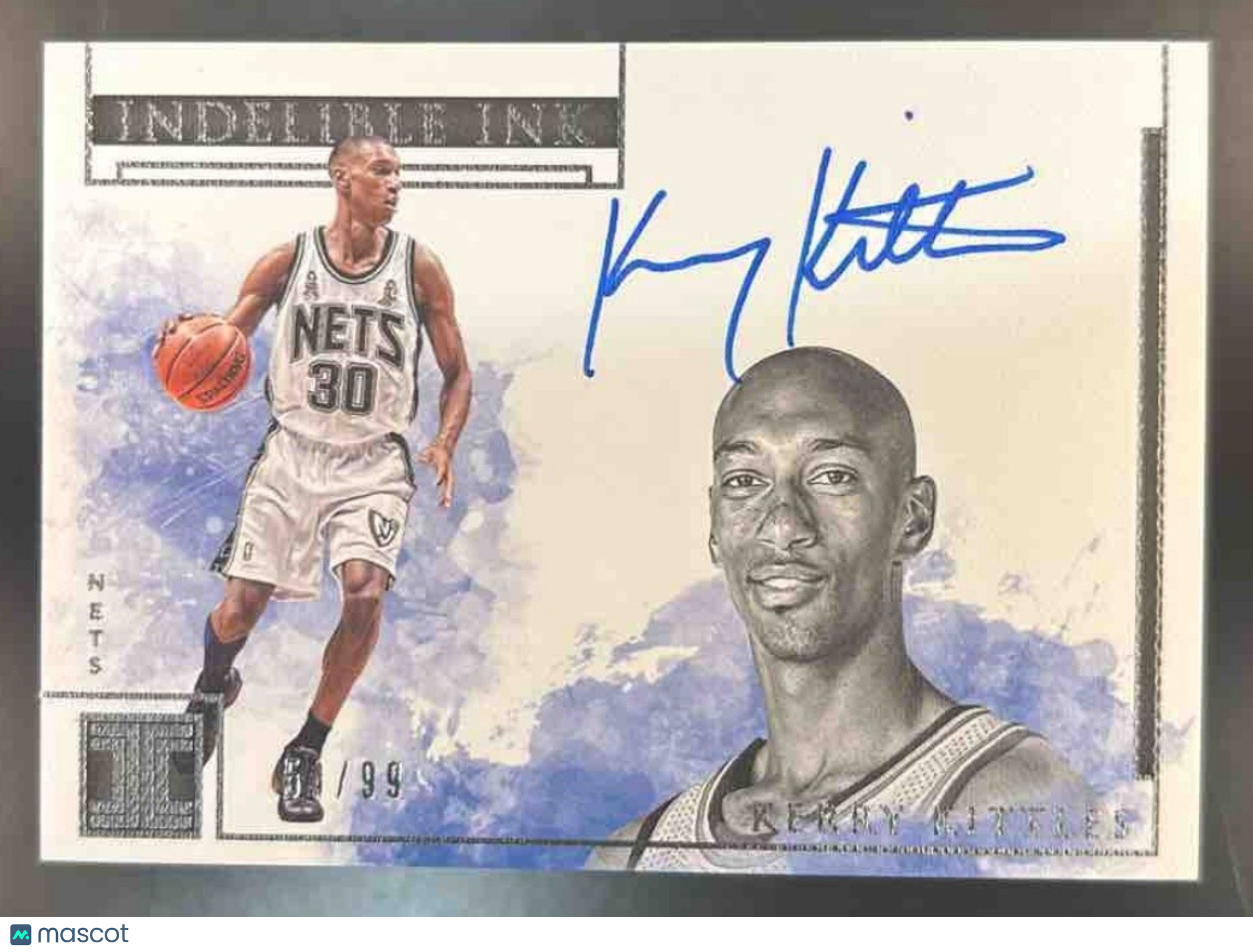 2018-19 Panini Impeccable Kerry Kittles Indelible Ink /99 Auto New Jersey Nets - Sports Cards