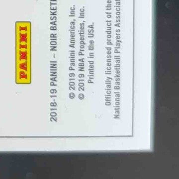 2018-19 Panini Noir Donovan Mitchell Jumbo Material /49 #JM-DML MEM Utah Jazz - Sports Cards