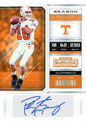2018 Panini Contenders Draft Picks Football