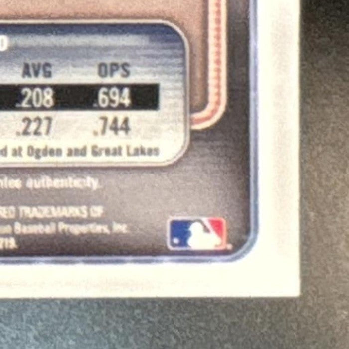 2018 Bowman Chrome Carlos Rincon Prospects Auto Atomic /100 Los Angeles Dodgers - Sports Cards