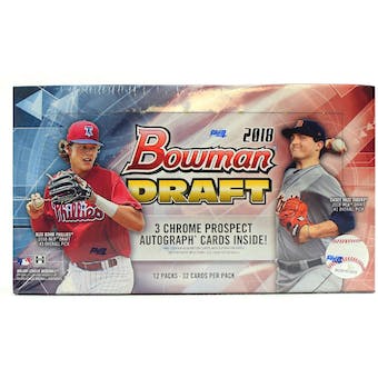 2018 Bowman Draft Baseball Hobby Jumbo Box - MLB Hobby Jumbo Box