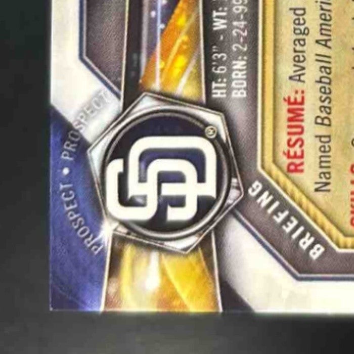 2018 Bowman MacKenzie Gore Chrome Prospects Refractor /499 #BCP131 Padres - Sports Cards