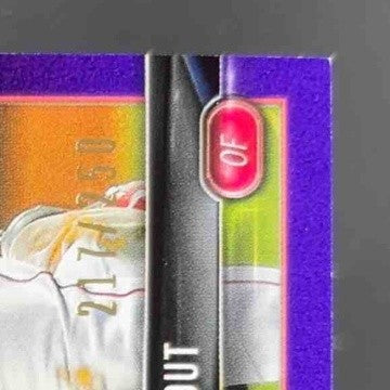 2018 Bowman Mike Trout Purple 217/250 #1 Los Angeles Angels - Sports Cards