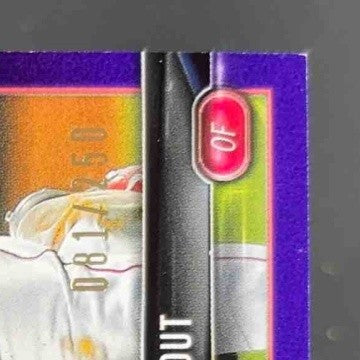 2018 Bowman Mike Trout Purple 81/250 #1 Los Angeles Angels - Sports Cards