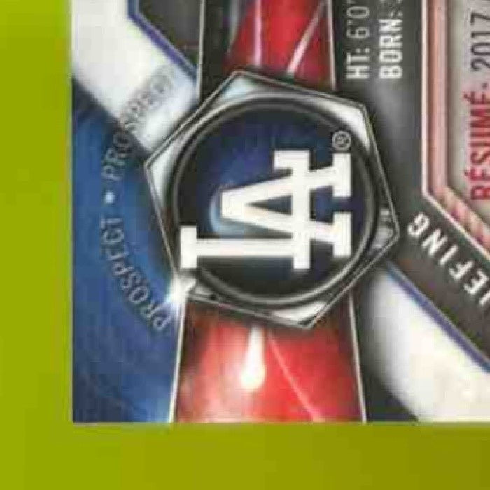 2018 Bowman Will Smith Chrome Prospect Refractor /499 #BCP20 Los Angeles Dodgers - Sports Cards