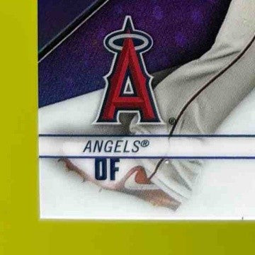 2018 Bowman’s Best Mike Trout Purple 107/250 #65 Los Angeles Angels - Sports Cards
