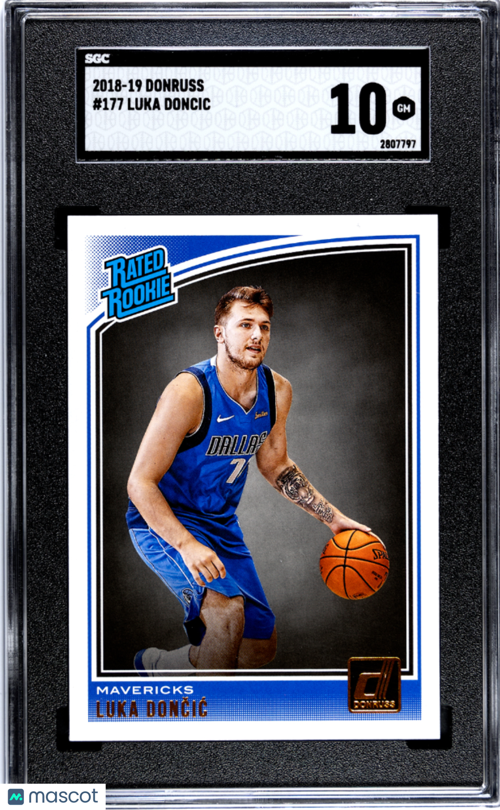 2018 Donruss Luka Doncic #177 SGC 10 Rookie - Graded Sports Cards