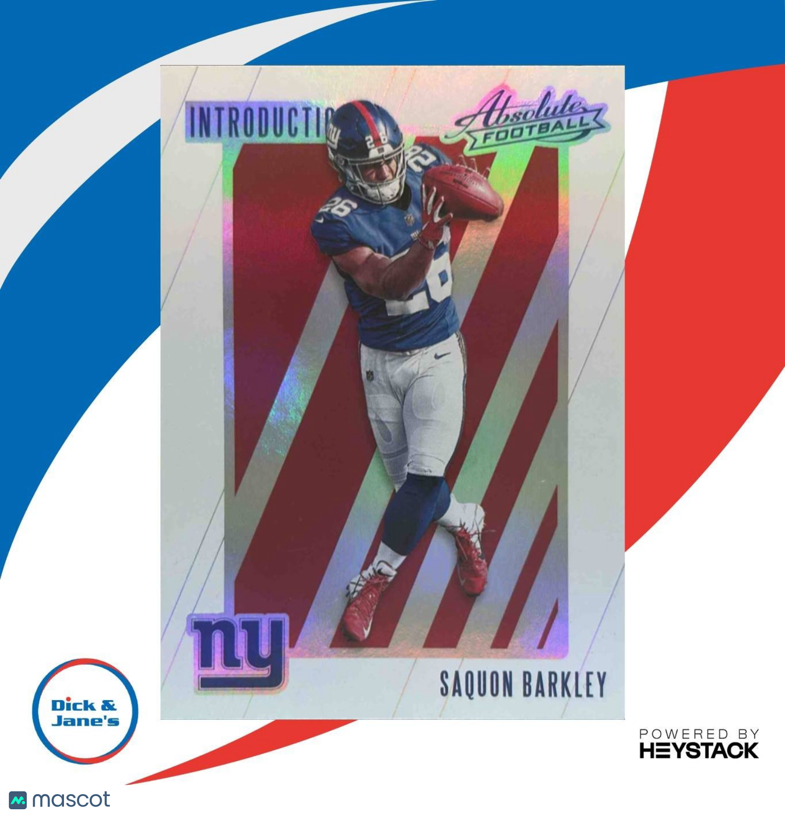 2018 Panini Absolute Saquon Barkley Introductions #IN-SB RC New York Giants - Sports Cards