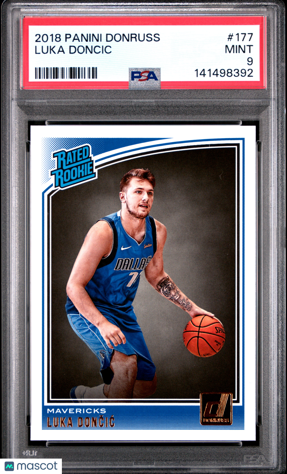 2018 Panini Donruss Luka Doncic #177 PSA 9 - Graded Sports Cards
