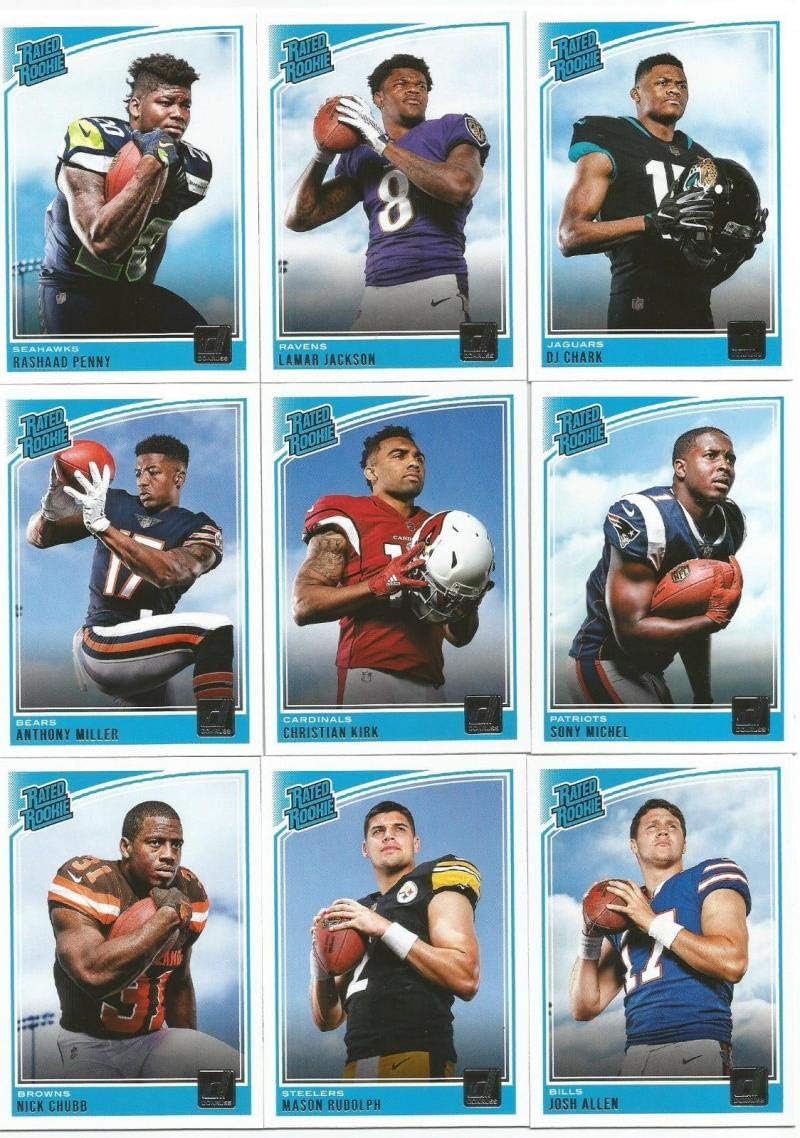 2018 PANINI DONRUSS NFL Football Trading Card Set with Rookie Threads Pack - Sealed Boxes