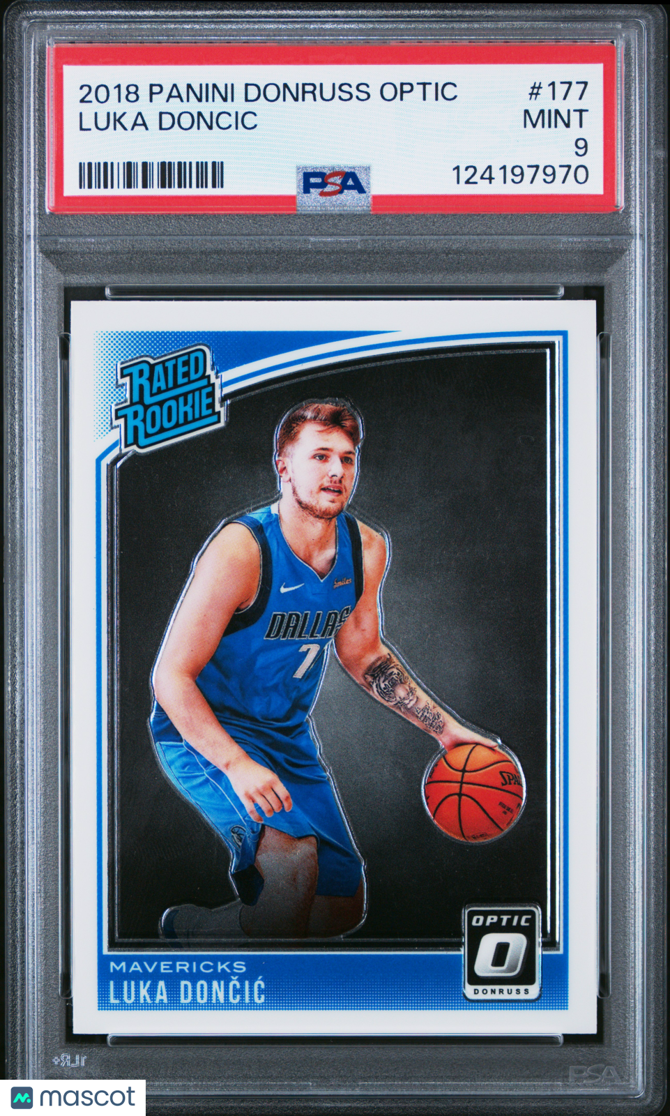 2018 Panini Donruss Optic Luka Doncic #177 PSA 9 - Graded Sports Cards
