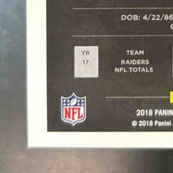 2018 Panini Impeccable Marshawn Lynch Gold /10 #26 Oakland Raiders - Sports Cards