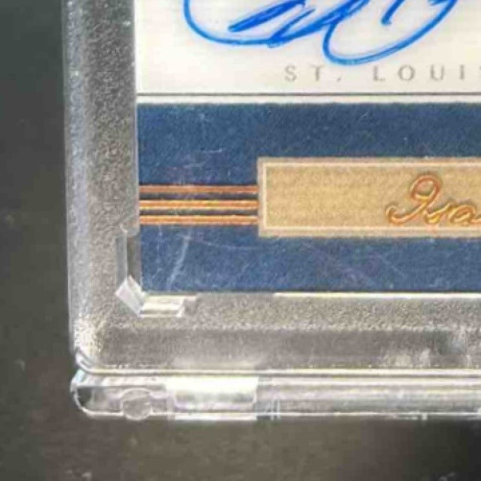 2018 Panini One Isaac Bruce Patch Auto Bronze /49 #125 St. Louis Rams - Sports Cards