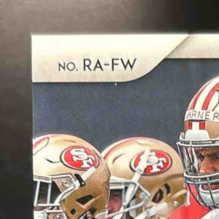 2018 Panini Prizm Fred Warner Rookie Auto Silver #RA-FW RC San Francisco 49ers - Sports Cards