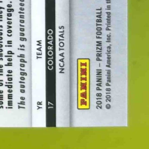 2018 Panini Prizm Isaiah Oliver Rookie Auto Neon Green Pulsar RC Atlanta Falcons - Sports Cards