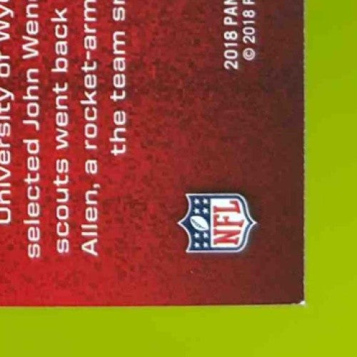 2018 Panini Rookies & Stars Josh Allen Rush #RR-5 RC Buffalo Bills - Sports Cards