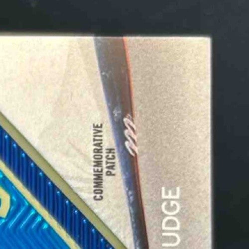 2018 Topps Aaron Judge MLB Spring Training Logo Manufacture Patch Relics Yankees - Sports Cards