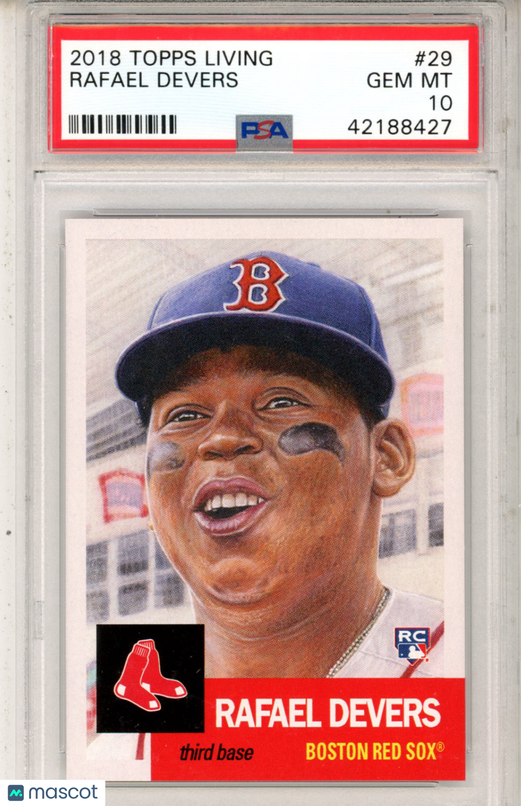2018 Topps Living Rafael Devers #29 PSA 10 - Graded Sports Cards