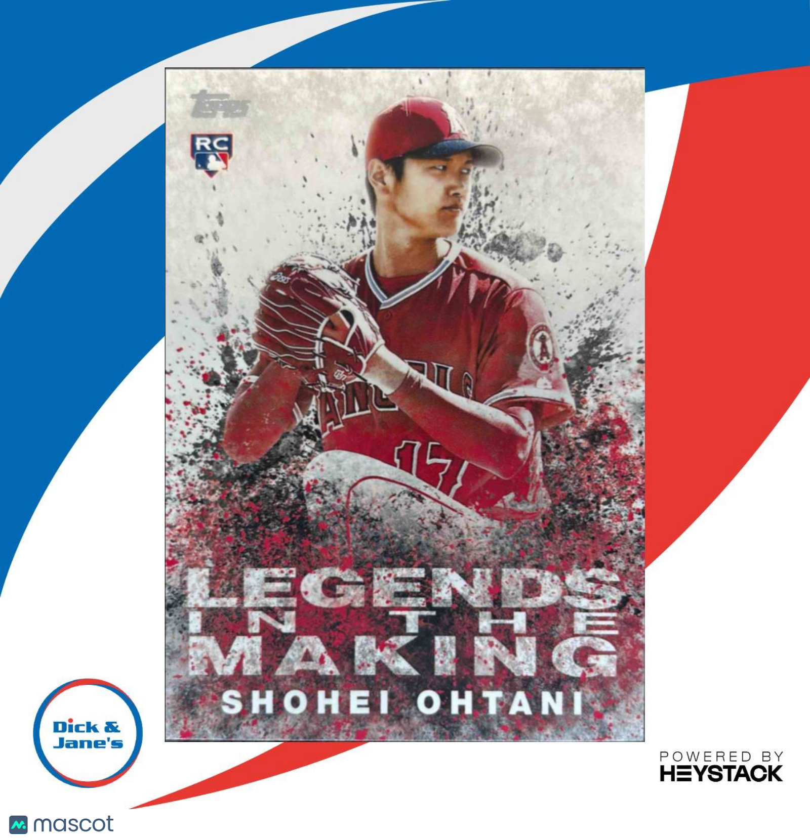 2018 Topps Shohei Ohtani Legends in the Making (Series 2) RC Los Angeles Angels - Sports Cards