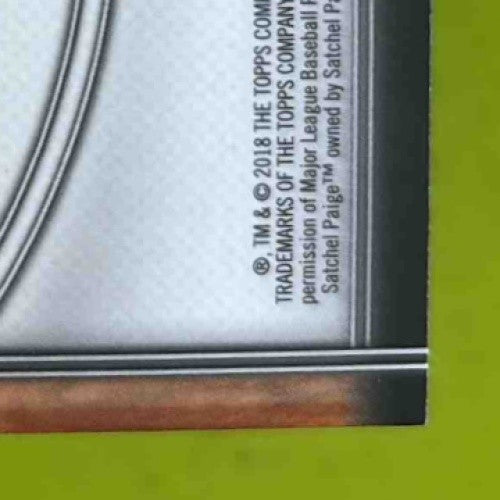 2018 Topps Tribute Satchel Paige Purple 36/50 #61 Cleveland Indians - Sports Cards