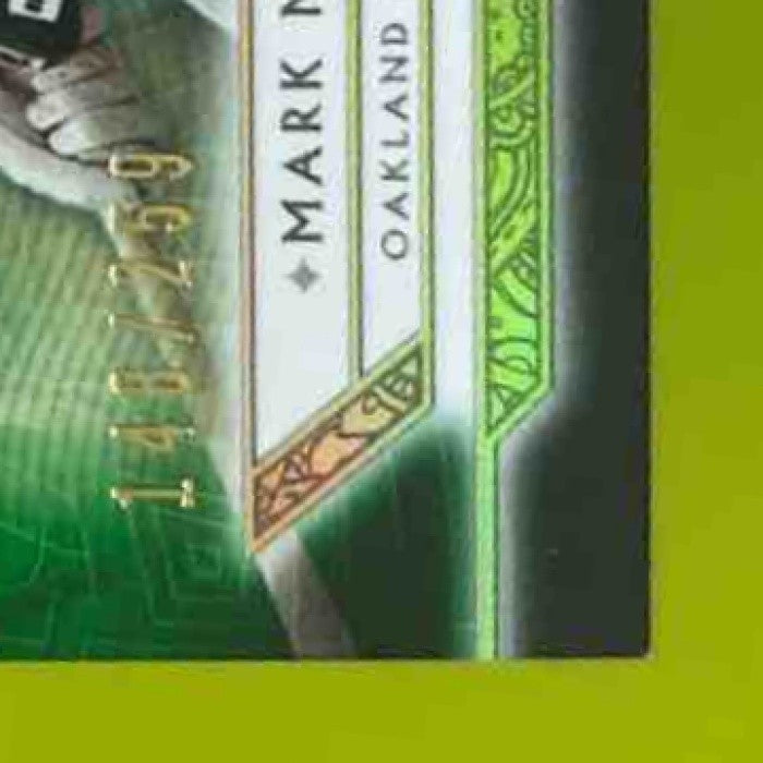 2018 Topps Triple Threads Mark McGwire Emerald 146/259 #71 Oakland Athletics - Sports Cards