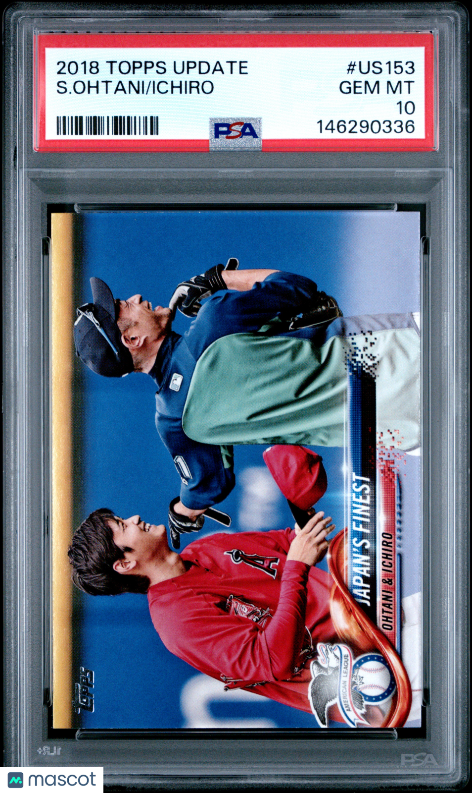 2018 Topps Update Ichiro S. Ohtani #US153 PSA 10 GEM MINT - Graded Sports Cards