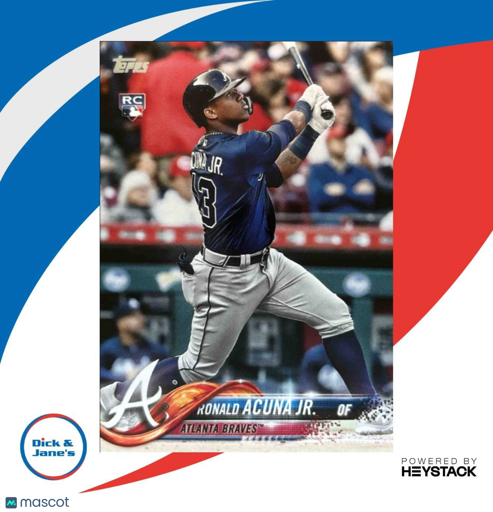 2018 Topps Update Ronald Acuna Jr. #US250a RC Atlanta Braves - Sports Cards