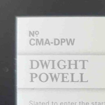 2019-20 National Treasures Dwight Powell Colossal Material Auto 88/99 Mavericks - Sports Cards