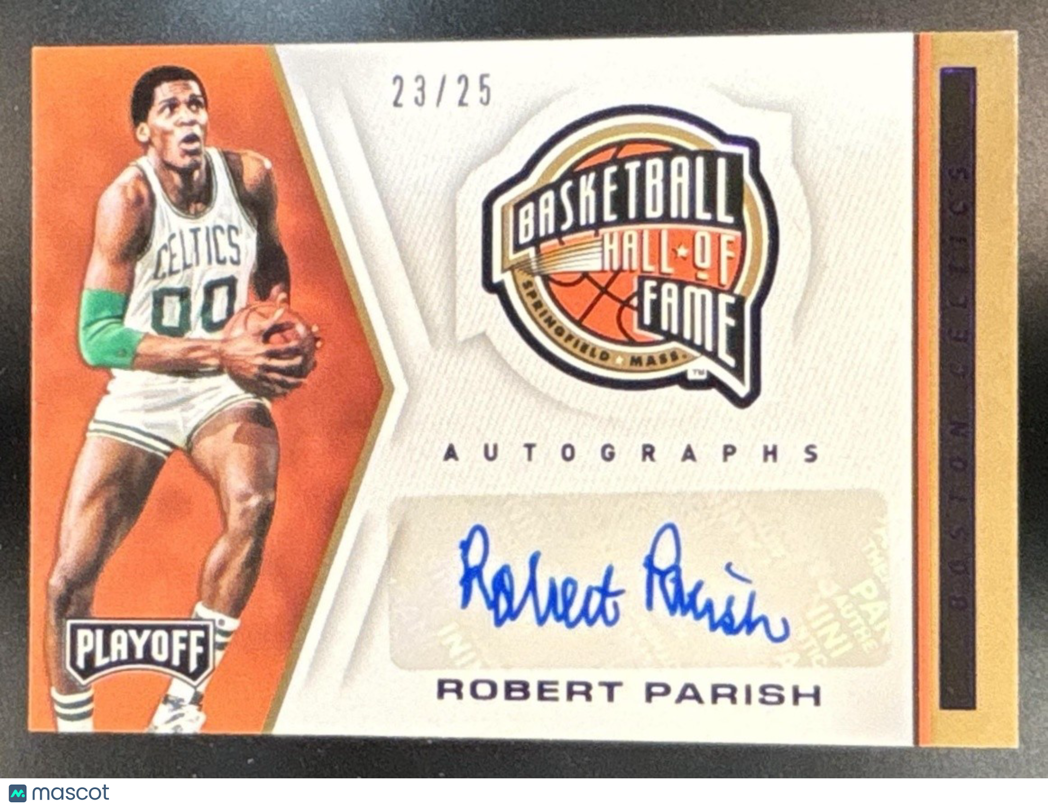 2019-20 Panini Chronicles Robert Parish Hall of Fame Auto /25 Boston Celtics - Sports Cards
