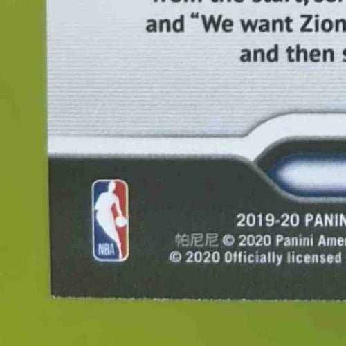 2019-20 Panini Chronicles Zion Williamson #169 Playbook RC New Orleans Pelicans - Sports Cards