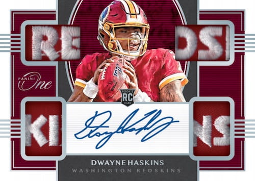 2019 Panini One Football Cards - Checklist Added 8