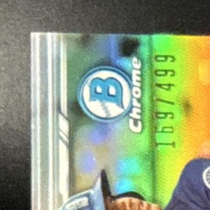 2019 Bowman Chrome Noelvi Marte Prospects Auto Refractor /499 Seattle Mariners - Sports Cards