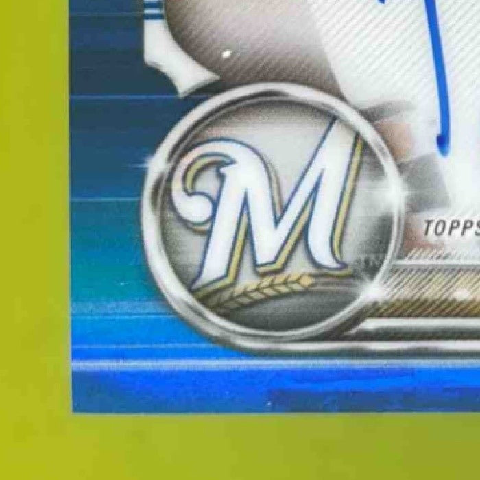 2019 Bowman Chrome Payton Henry Prospects Auto Blue /150 Milwaukee Brewers - Sports Cards