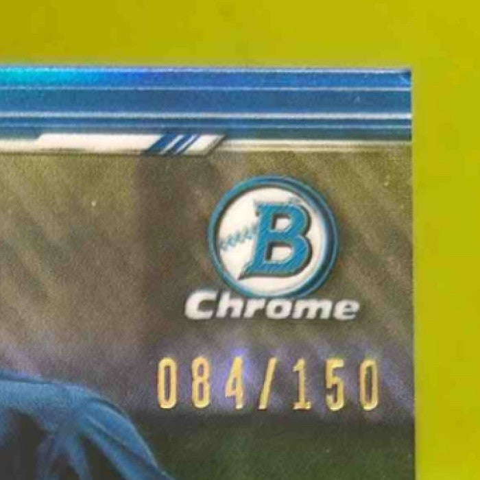 2019 Bowman Chrome Payton Henry Prospects Auto Blue /150 Milwaukee Brewers - Sports Cards