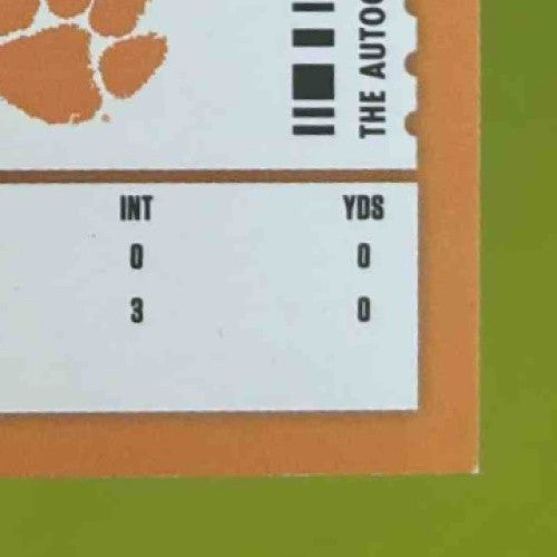 2019 Contenders College Trayvon Mullen Jr. Bowl Ticket /99 #225 RC Auto Clemson - Sports Cards