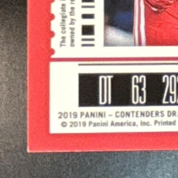 2019 Contenders Draft Picks Collegiate Ed Oliver Building Blocks /10 RC Auto - Sports Cards